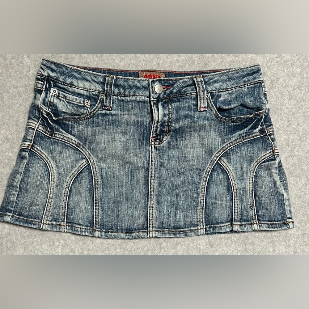 No Boundaries Juniors Size 9 Denim Mini Skirt